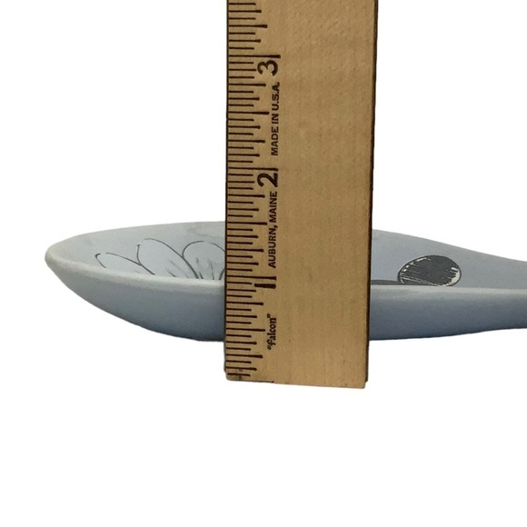 Disney Spoon Rest Mickey Mouse Ceramic Floral Kitchen Accessory Yellow Blue - Picture 6 of 16